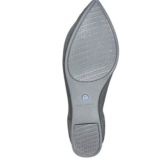 Rothy's The Point Ballet Flats Slip On EUC Navy W7 Womens Sustainable - Picture 7 of 7